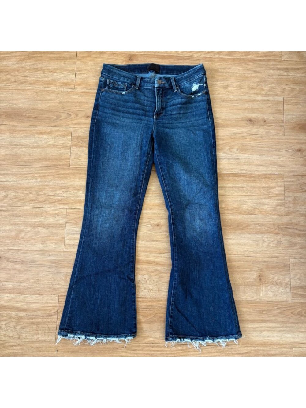 Buckle Black Fit No. 53 Denim Flare Fray Leg Jeans Blue Women’s Size 29 x 30
